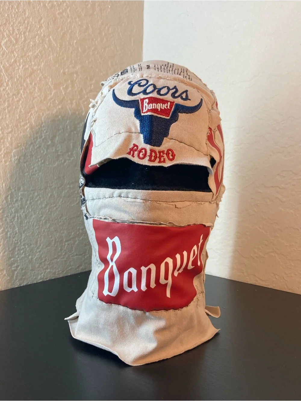 Coors banquet balaclava, custom cut and sew. 1 of 1